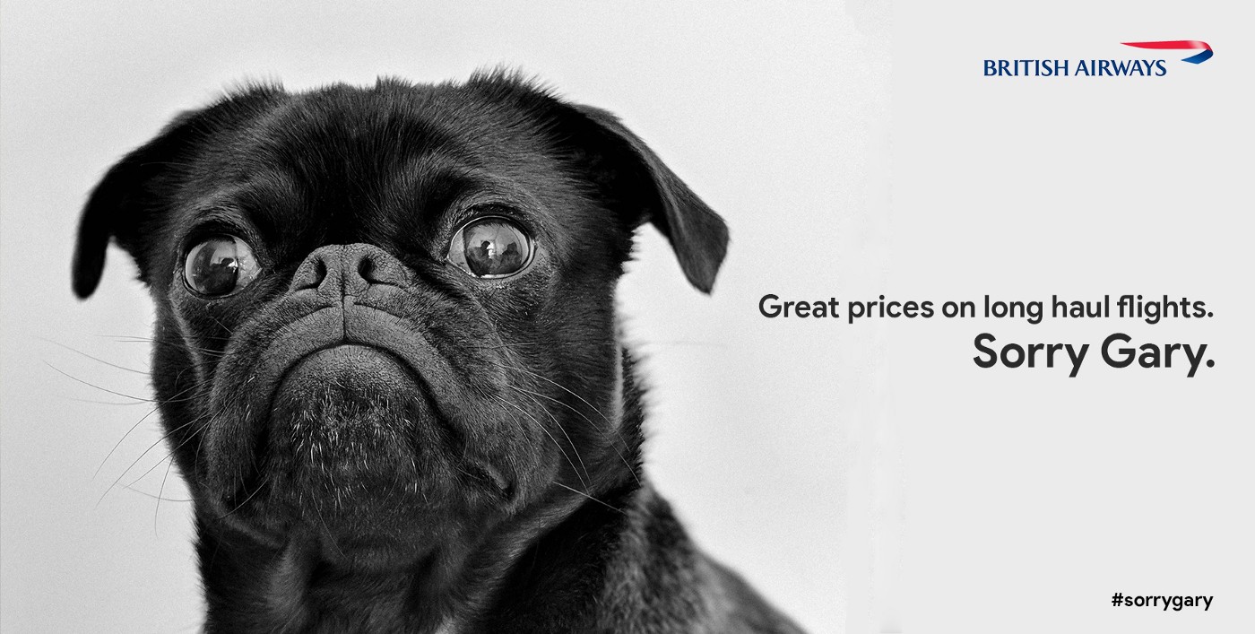 Visual storytelling British Airways ad