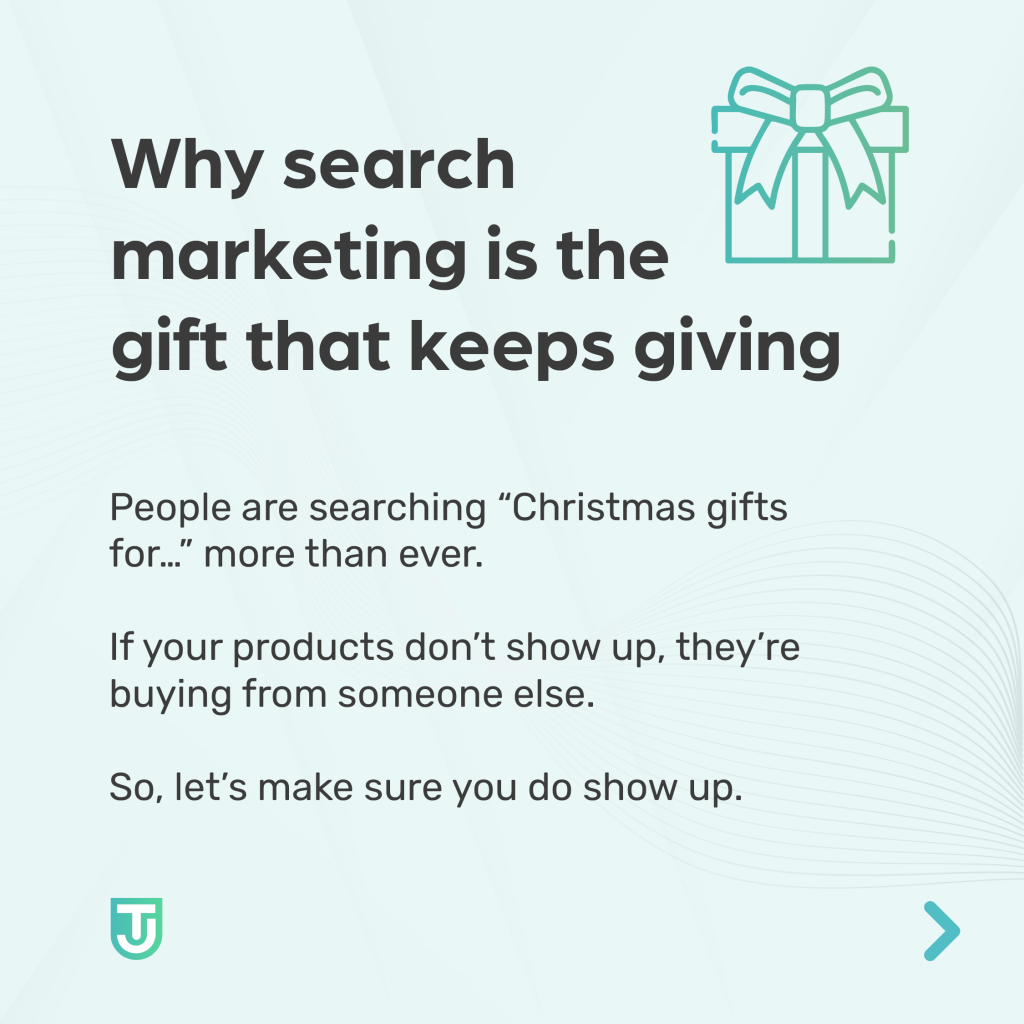 Search marketing strategy for Christmas